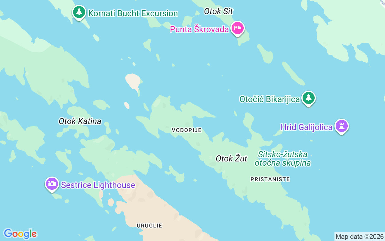 Location of the Motorboat: Sali Marina, Sali