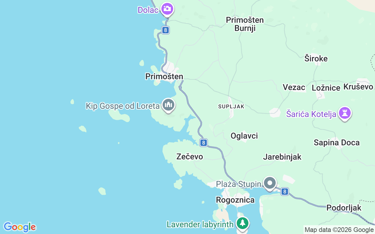 Location of the Catamaran: Marina Kremik, Primošten