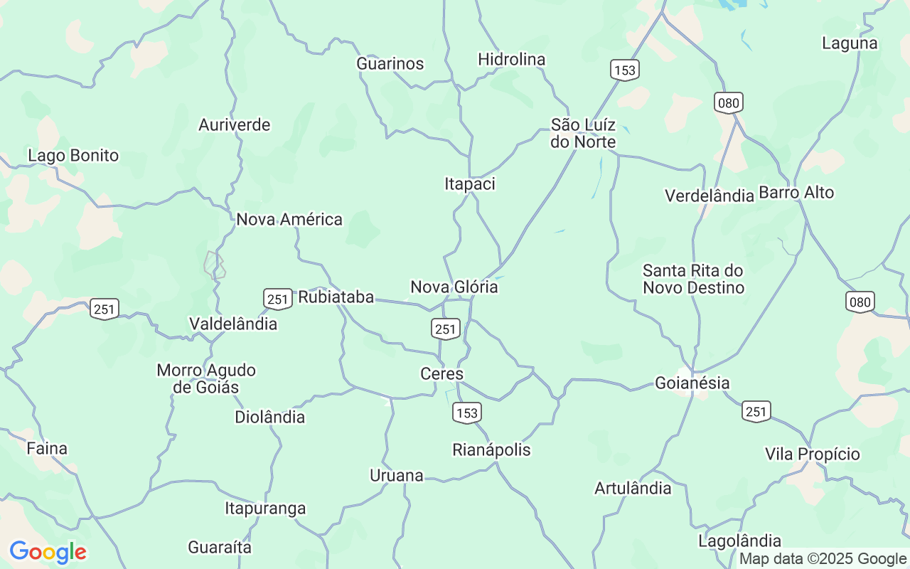 Emplacement du Yacht à moteur: Marina Da Glória, Nova Glória - Goiás