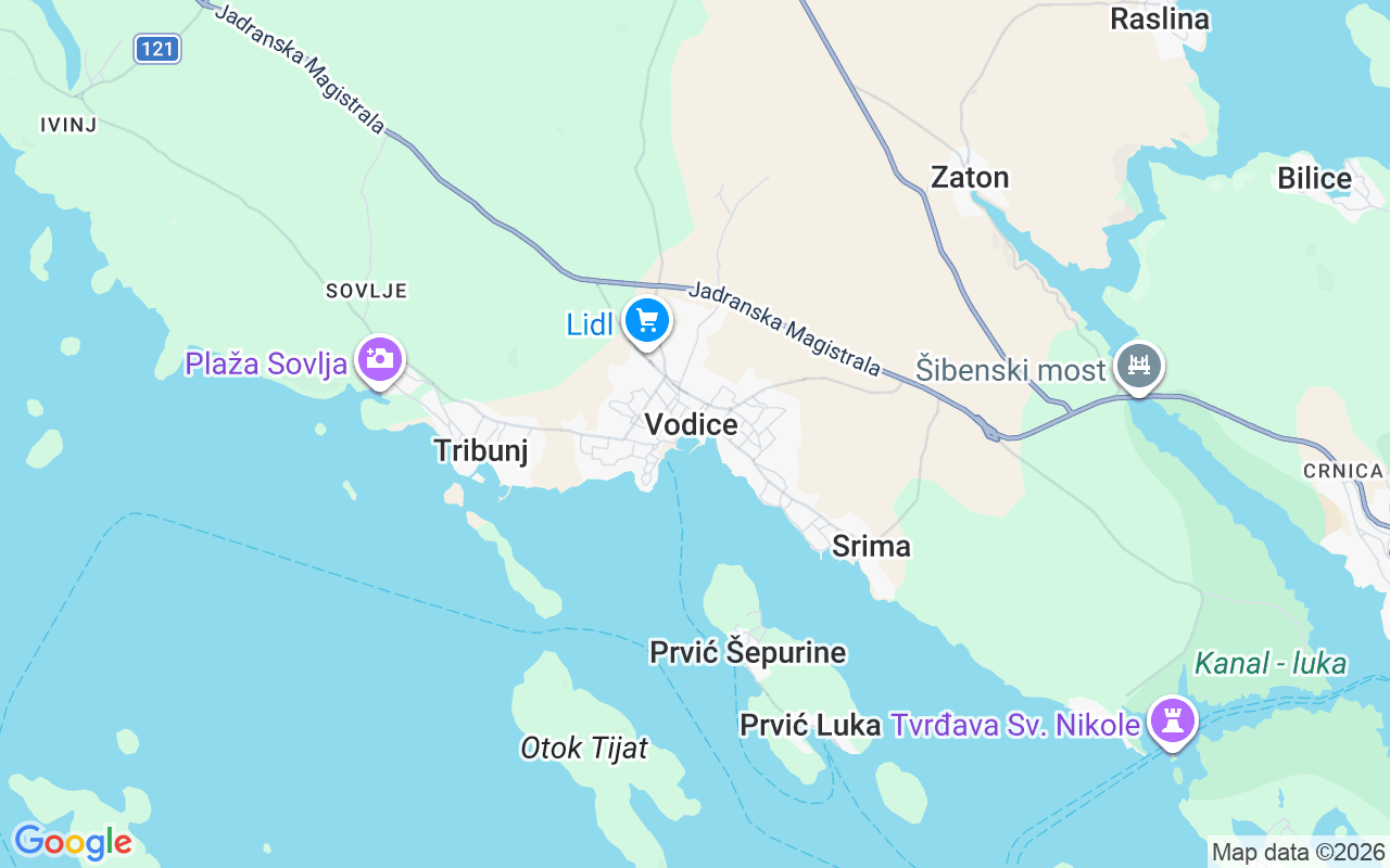 Ubicación Neumática: Aci Marina Vodice, Vodice
