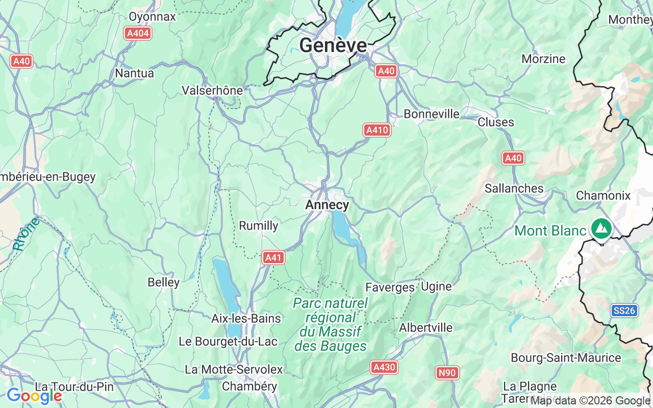 De locatie van Motorboot: Sevrier, Annecy