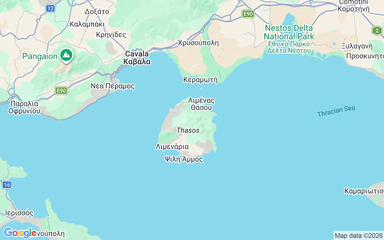 Localização do(a) Barco sem licença: Pefkari, Thasos Regional Unit