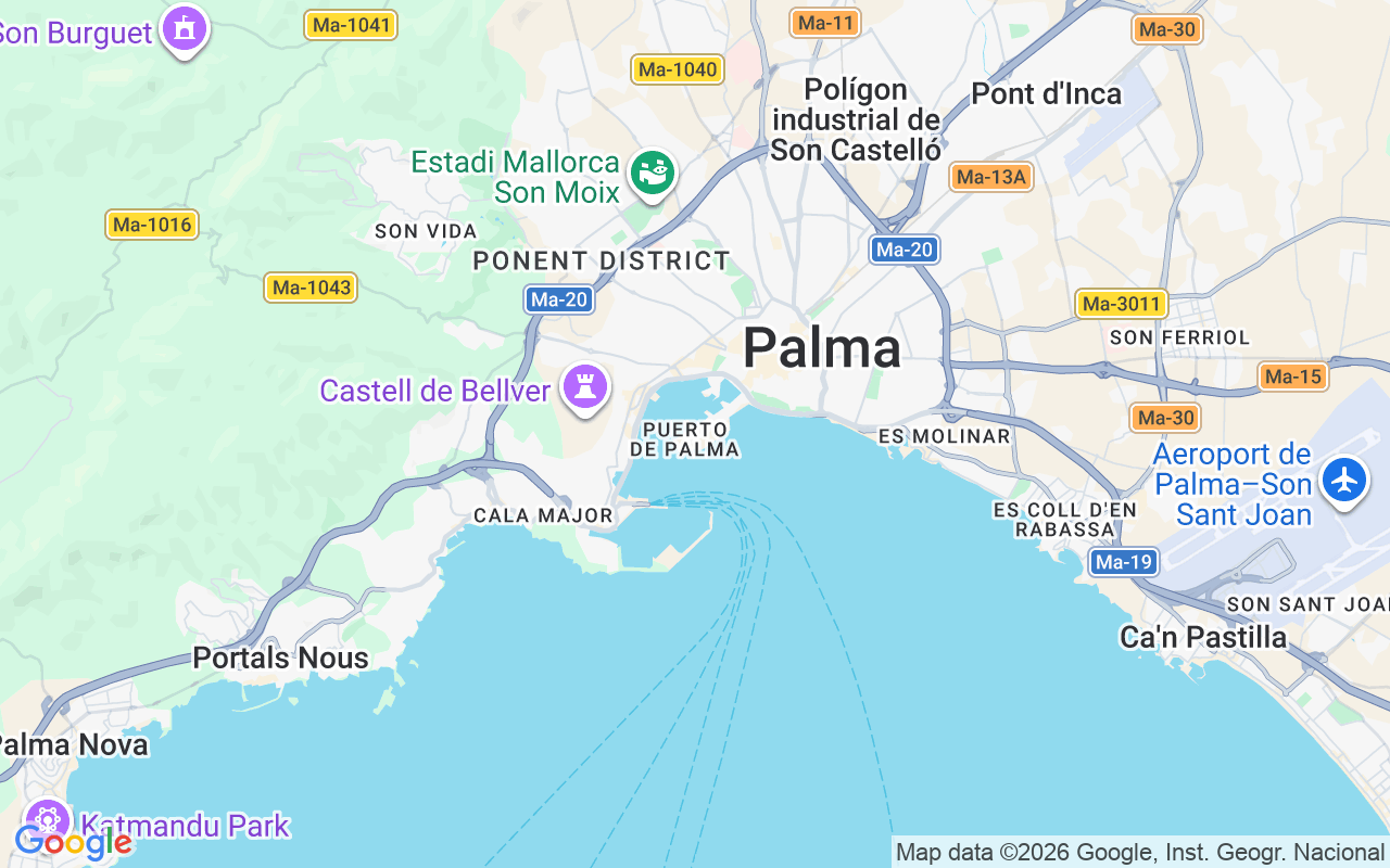 Location of the Motorboat: Palma De Mallorca, Palma
