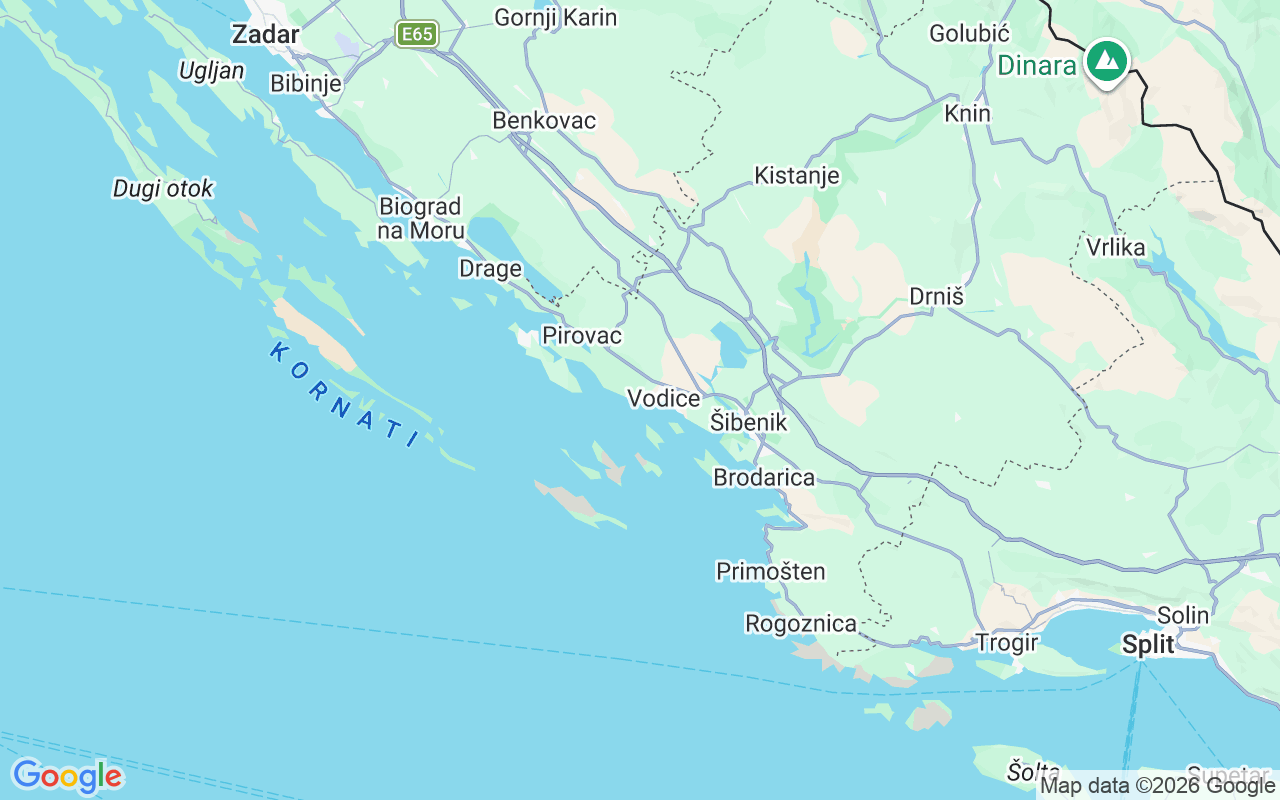 Plats för Motorbåt: Vodice, Tribunj, Tribunj