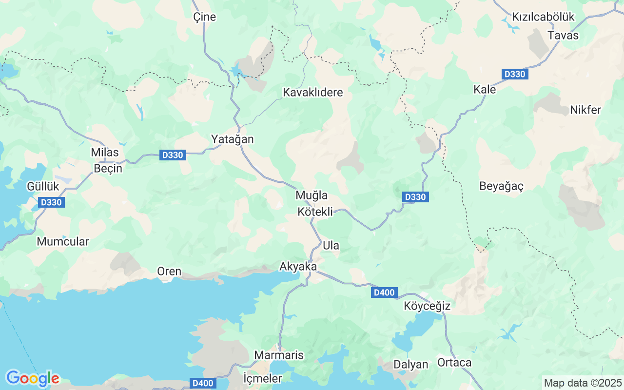 Plats för Guletbåt: Fethiye, Muğla