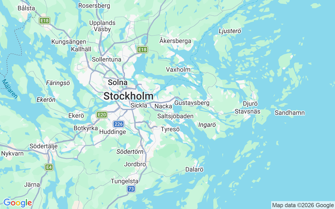 Liegeplatz Segelboot: Nacka, Schweden