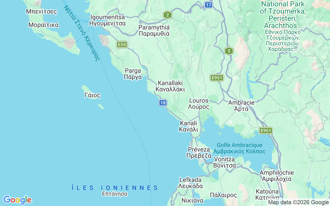 Emplacement du Bateau à moteur: Parga, Vrachos 480 62