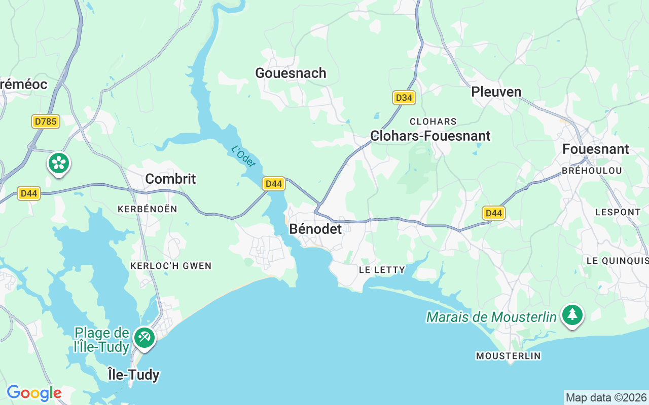 Emplacement du Semi-rigide: Port De Bénodet, 29950 Bénodet