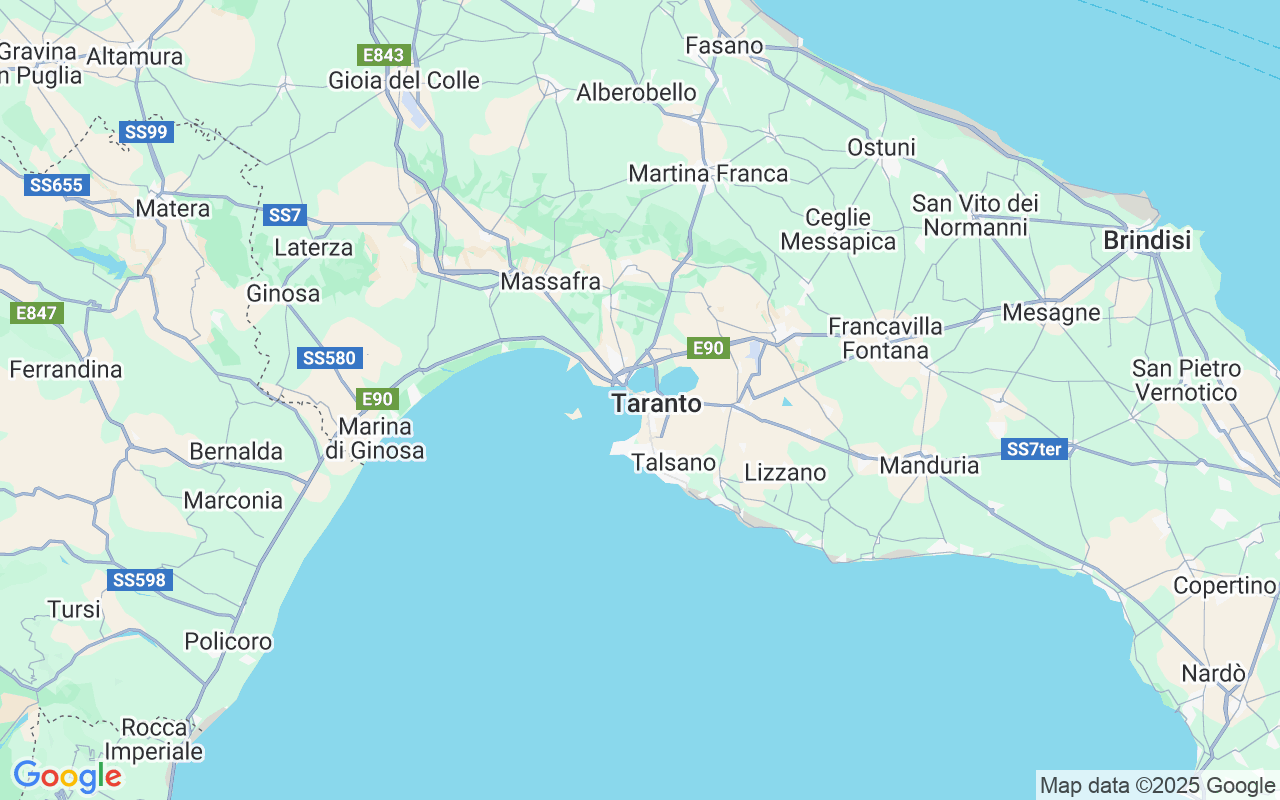Plats för Katamaran: Taranto, Italien