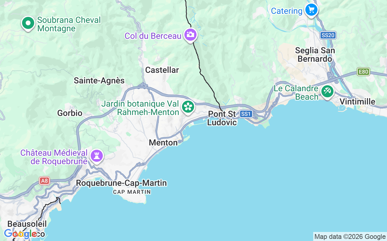 Emplacement du Yacht à moteur: Port Garavan, 06500 Menton