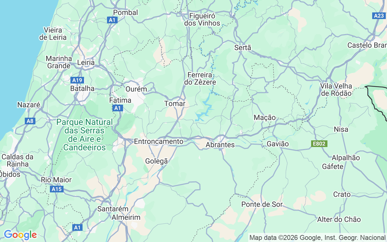 De locatie van Motorboot: Tomar, Barragem De Castelo De Bode