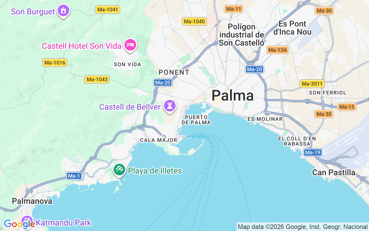 Localização do(a) Iate a motor: Maiorca, Espanha