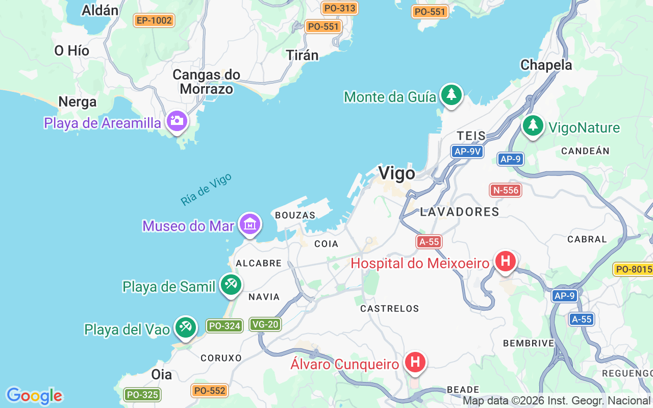 Plats för Motorbåt: Vigo, Spanien