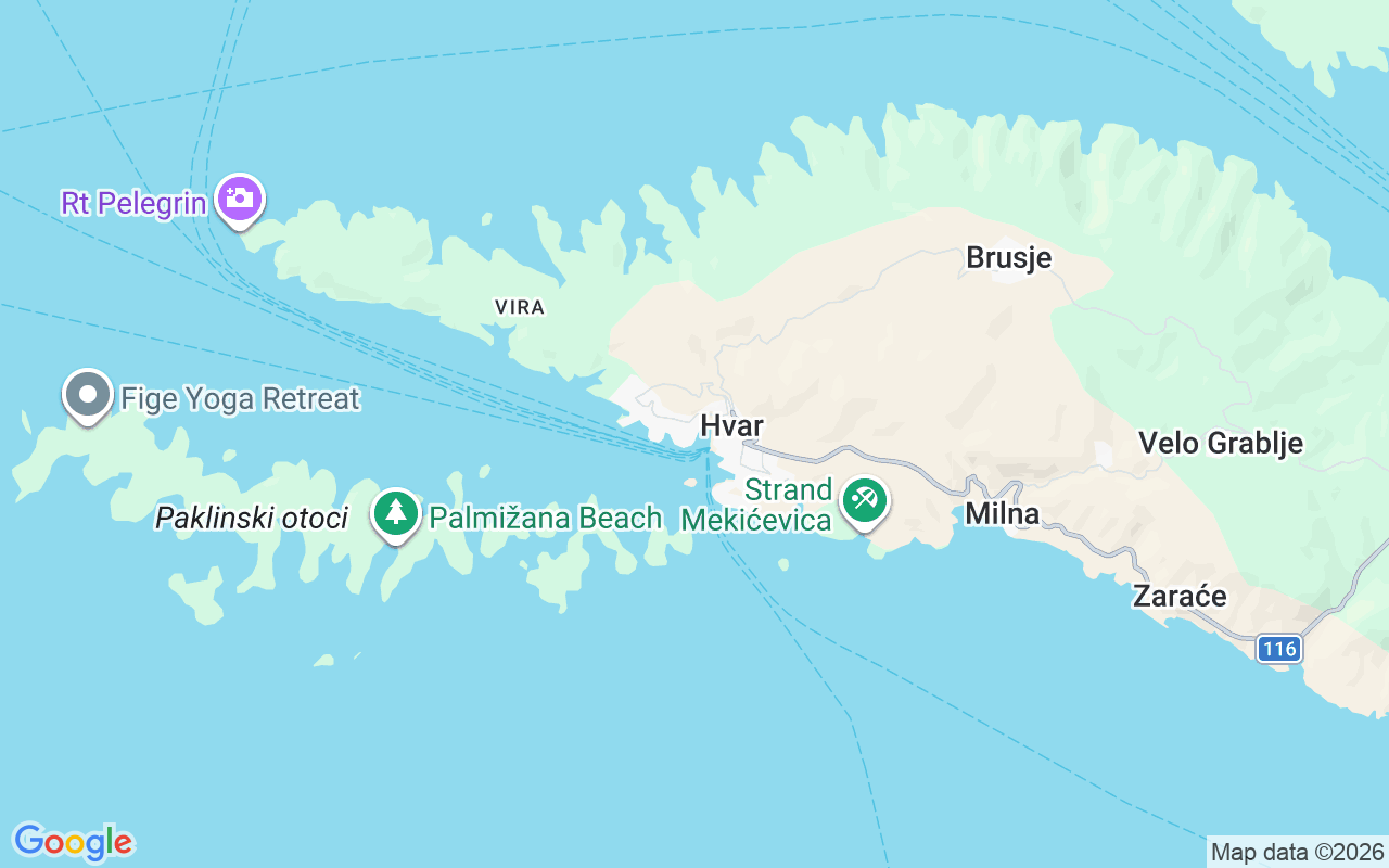 Plats för Motorbåt: Hvar, Kroatien