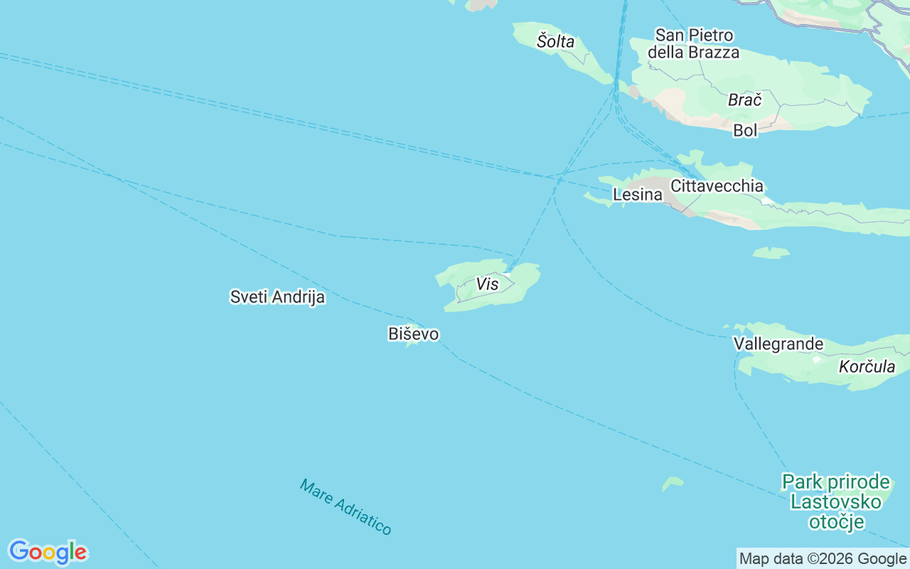 Luogo Gommone: Comisa, Croazia
