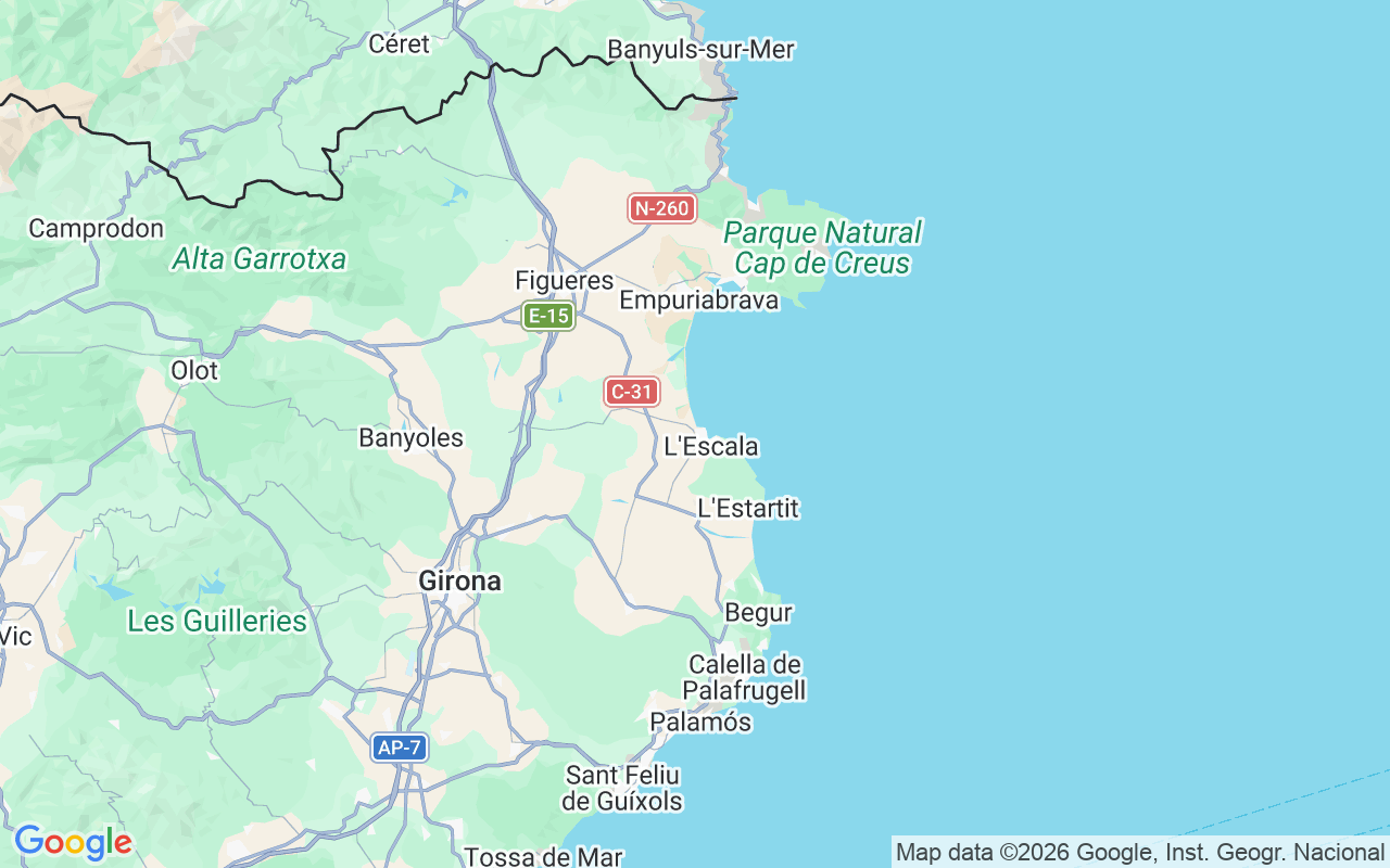 Location of the Motorboat: L'escala, L'escala