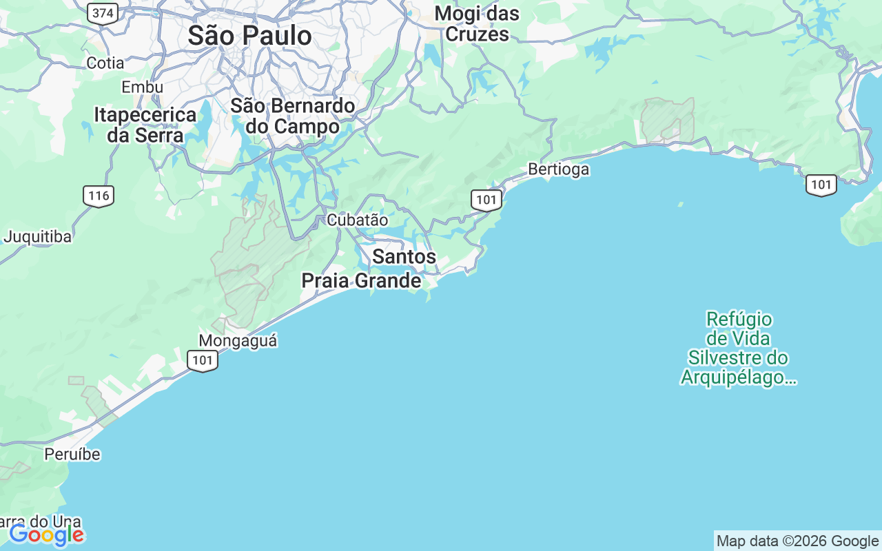 De locatie van Motorboot: Edgar Perdigão, Guarujá