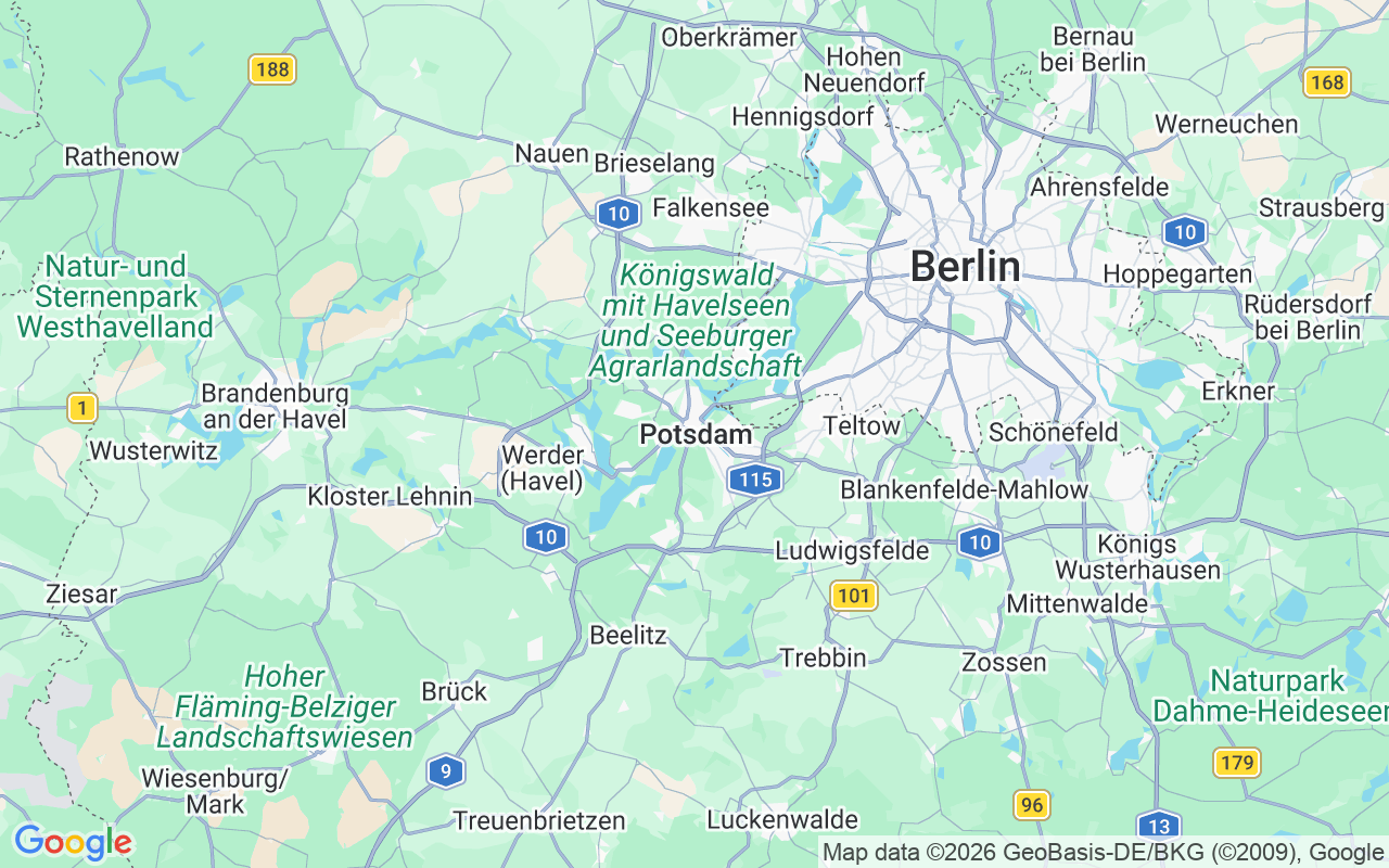 Liegeplatz Hausboot: Werder (Havel), Potsdam