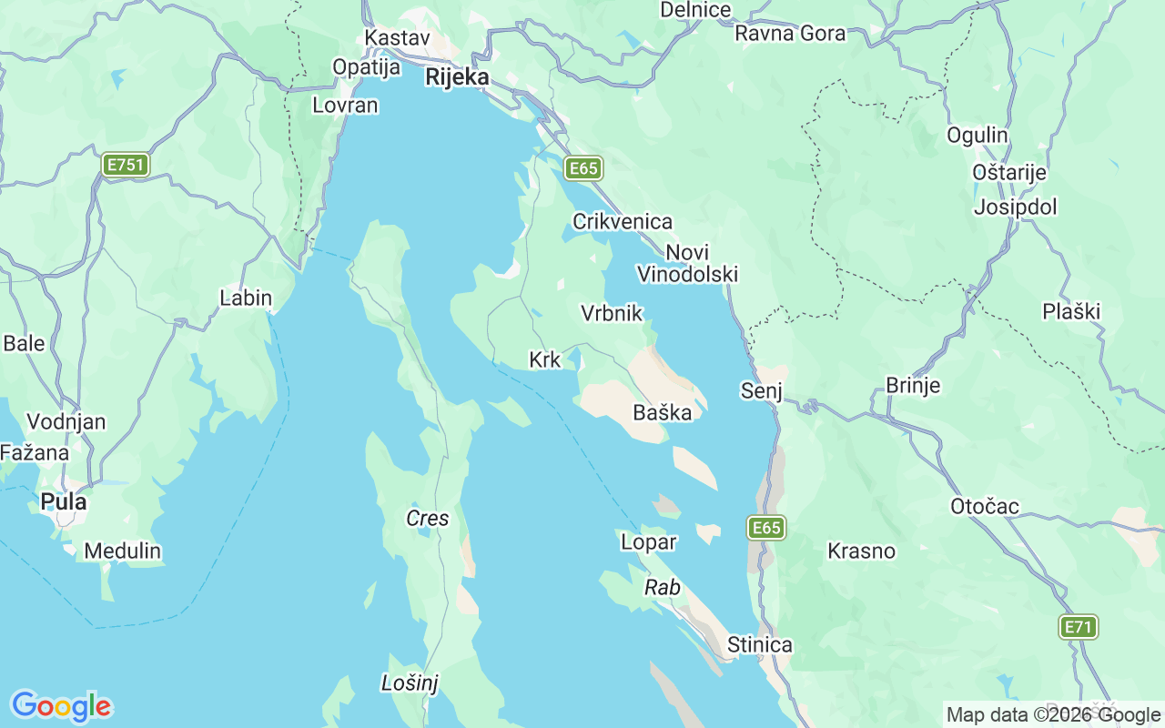 Location of the Sailboat: Punat, Croatia