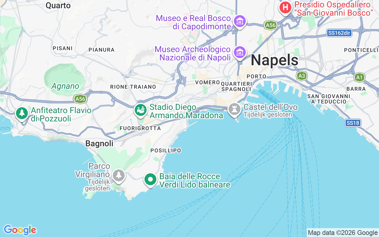 De locatie van Zeilboot: Mergellina E Porto Di Sannazaro, 80035 Napels