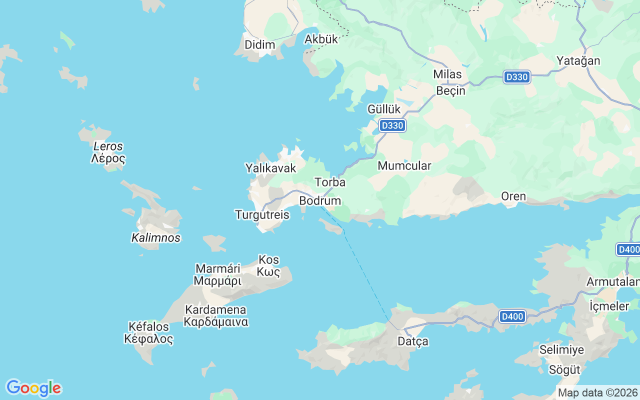 Plats för Guletbåt: Bodrum Center, Bodrum