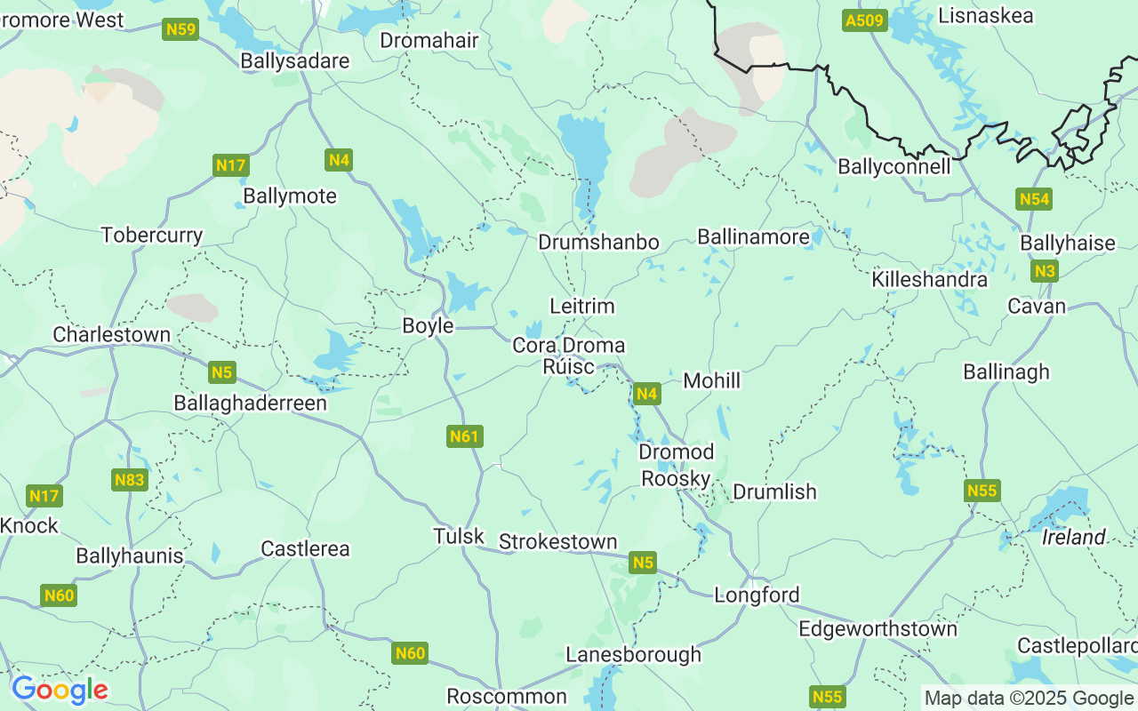 Plats för Husbåt: Cora Droma Rúisc, Irland