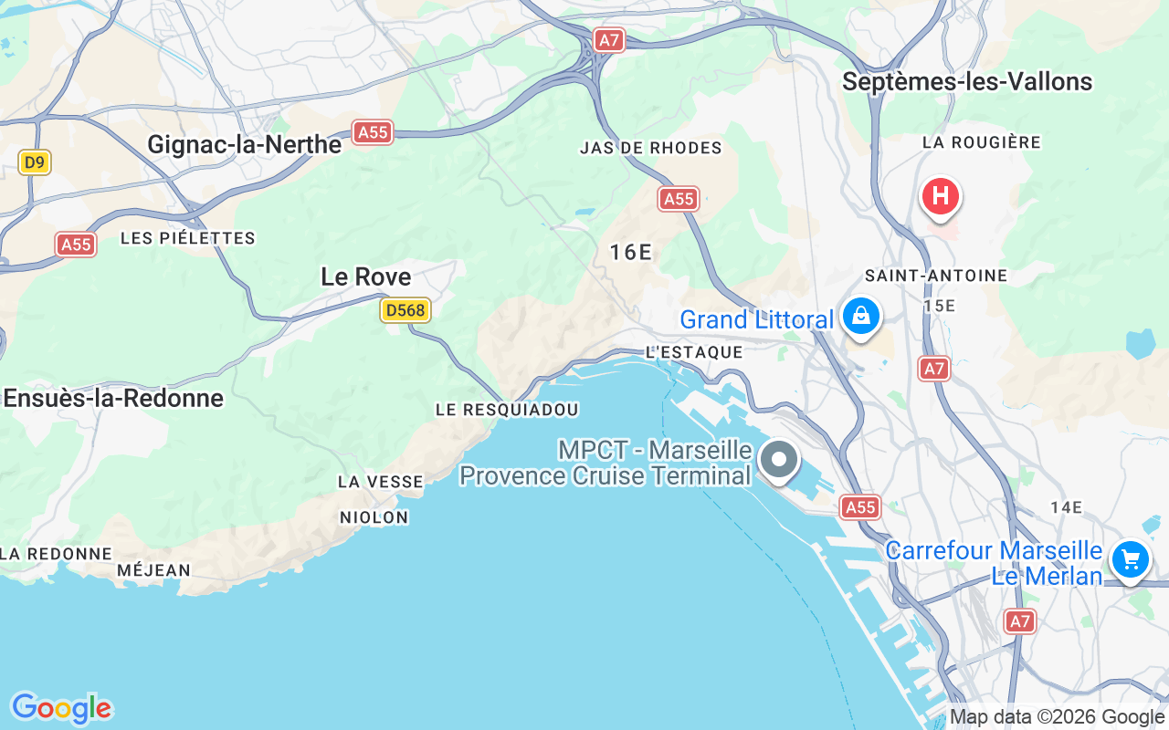 Emplacement du Catamaran: Port Corbières, Marseille