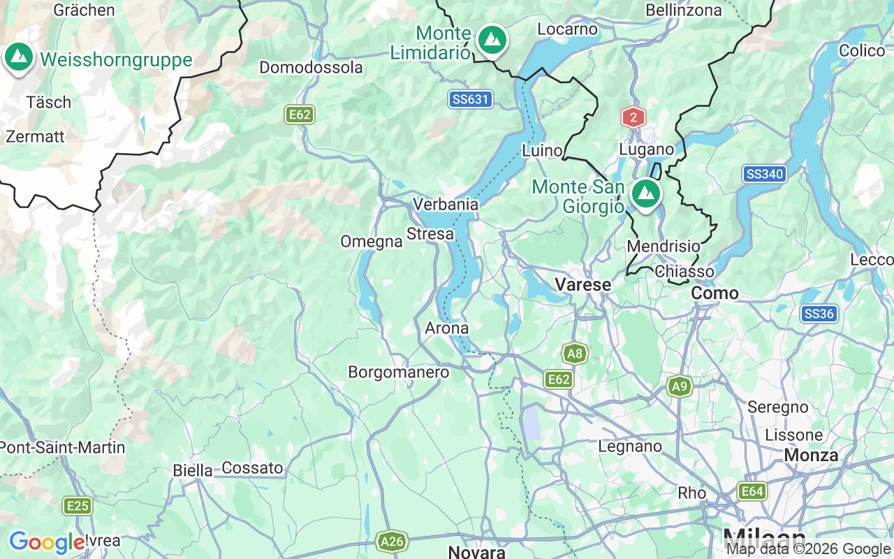 De locatie van Motorboot: Solcio, 28040 Lesa