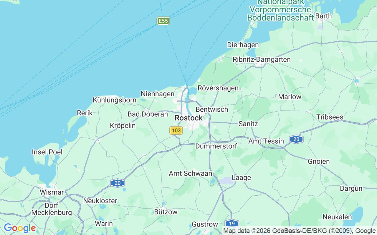 De locatie van Zeilboot: Rostock, Duitsland