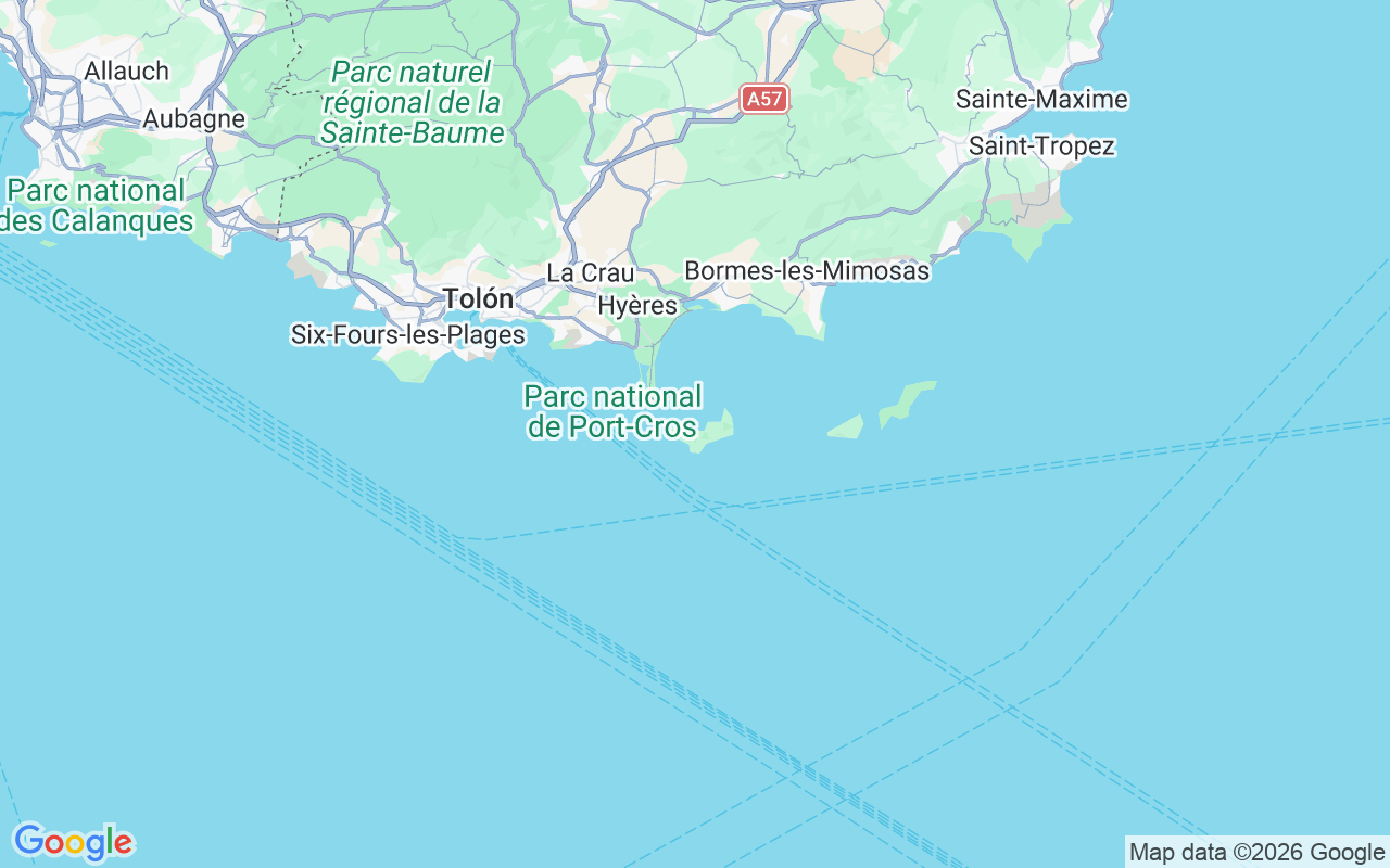 Ubicación Catamarán: Hyères, Porquerolles
