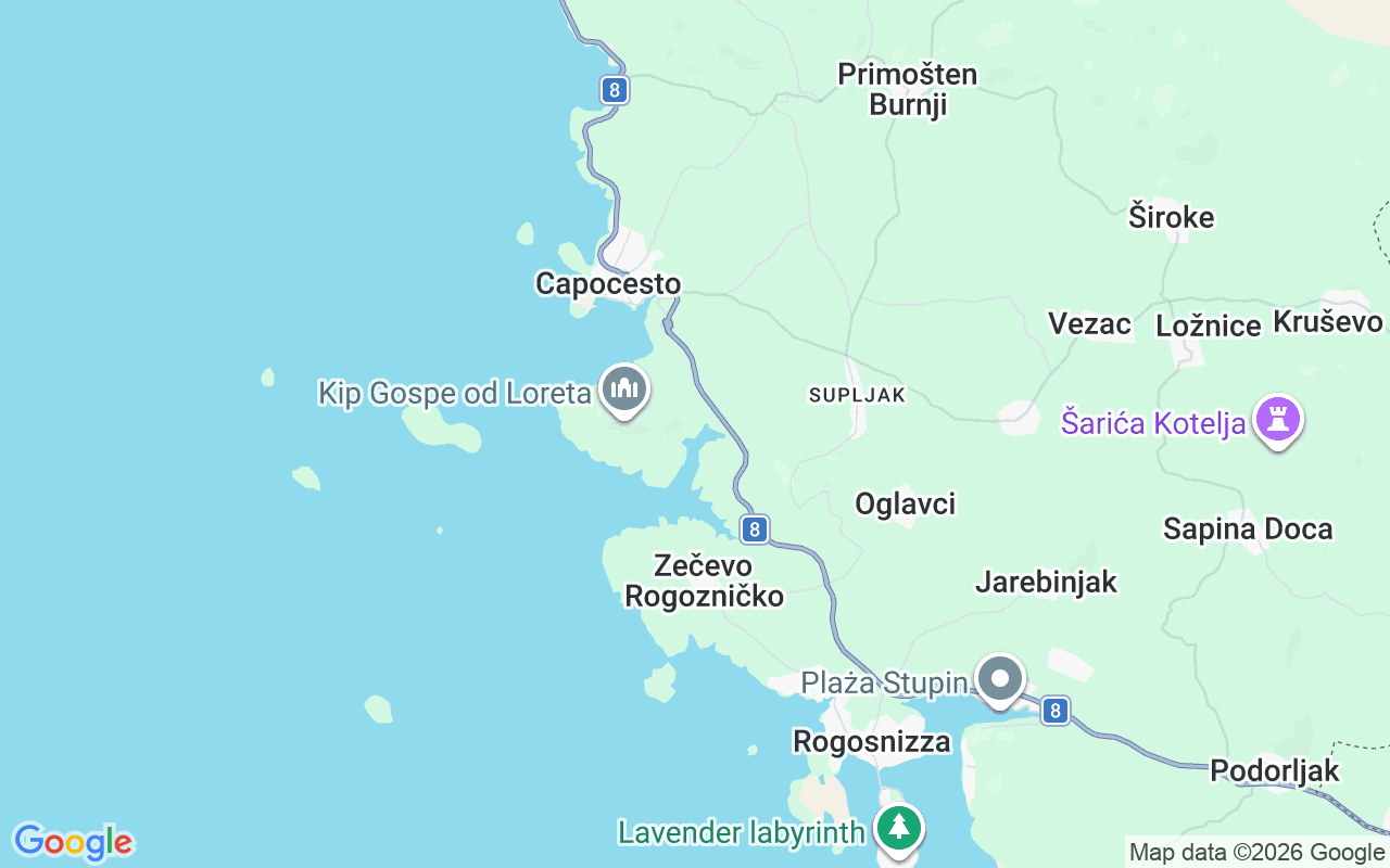 Luogo Catamarano: Marina Kremik, Capocesto