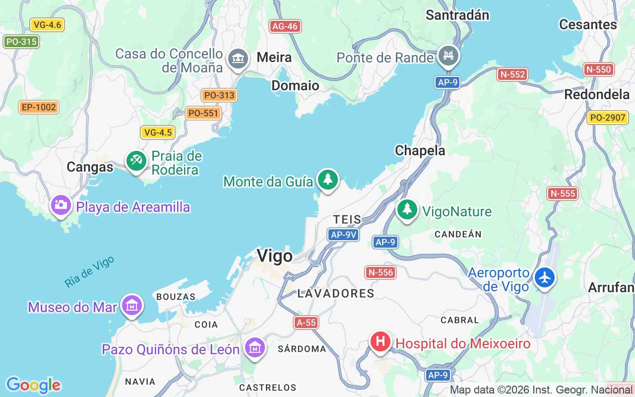 Luogo Barca a motore: Marina Punta Lagoa, Vigo