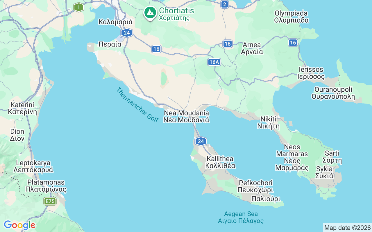 Liegeplatz Motorboot: Nea Moudania, Nea Moudania 632 00