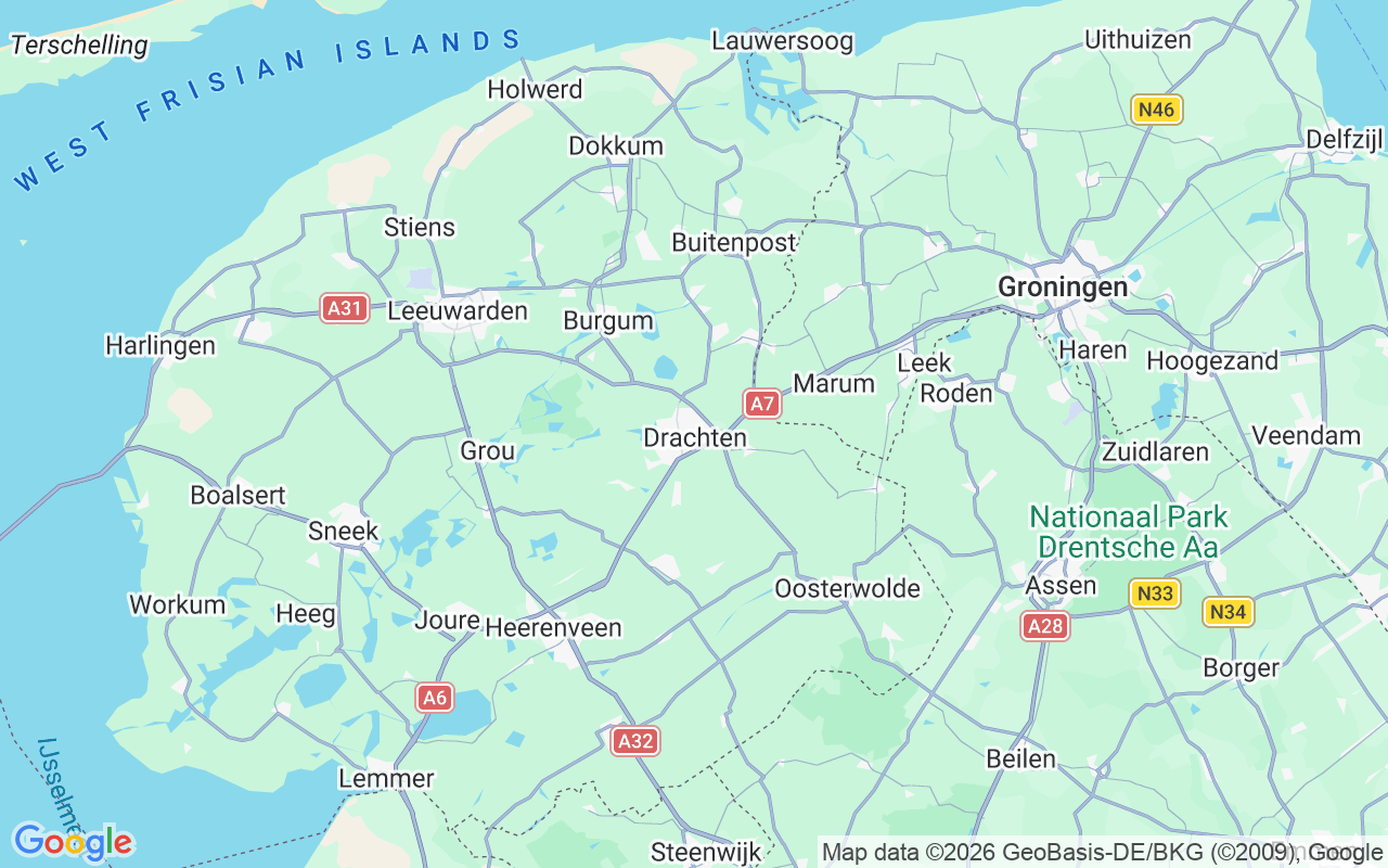 Liegeplatz Motorboot: Drachten, Niederlande