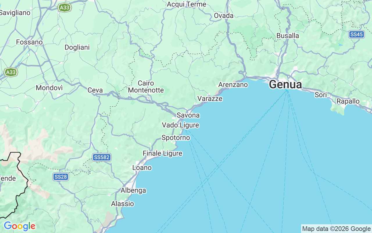 De locatie van RIB: Savona, 17100 Savona