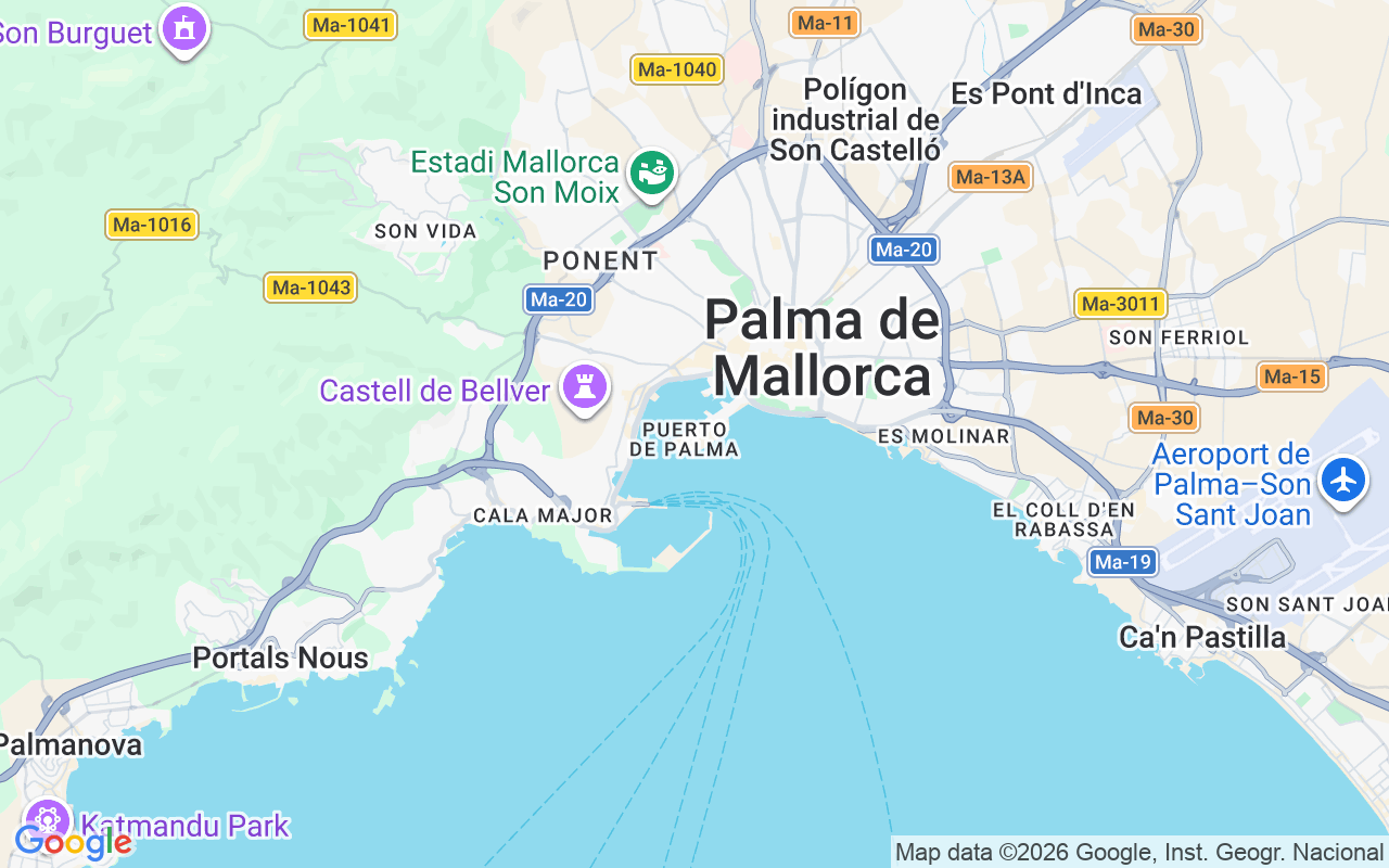 De locatie van Motorboot: Palma De Mallorca, Palma De Mallorca