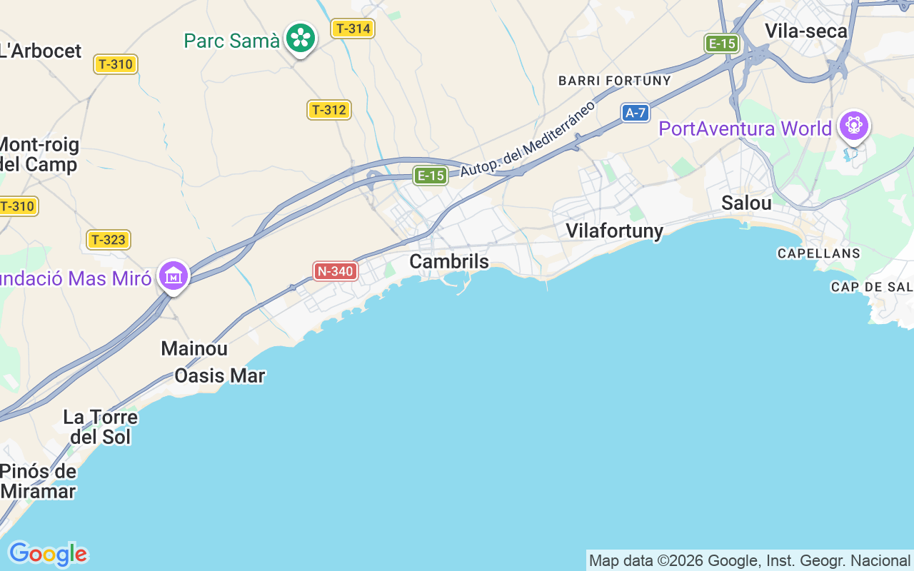 Ubicación Lancha: Puerto De Cambrils, Cambrils