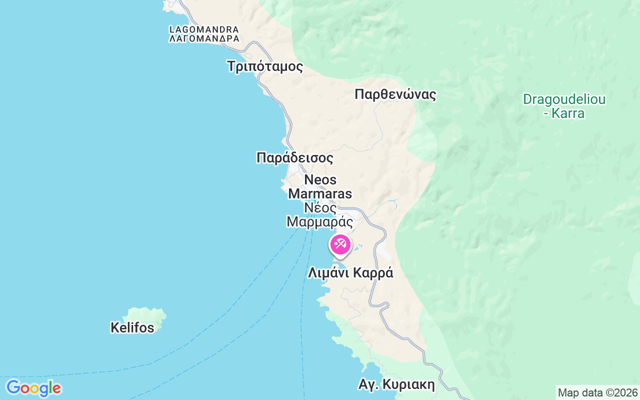 Emplacement du Bateau à moteur: Neos Marmaras, Chalcidique