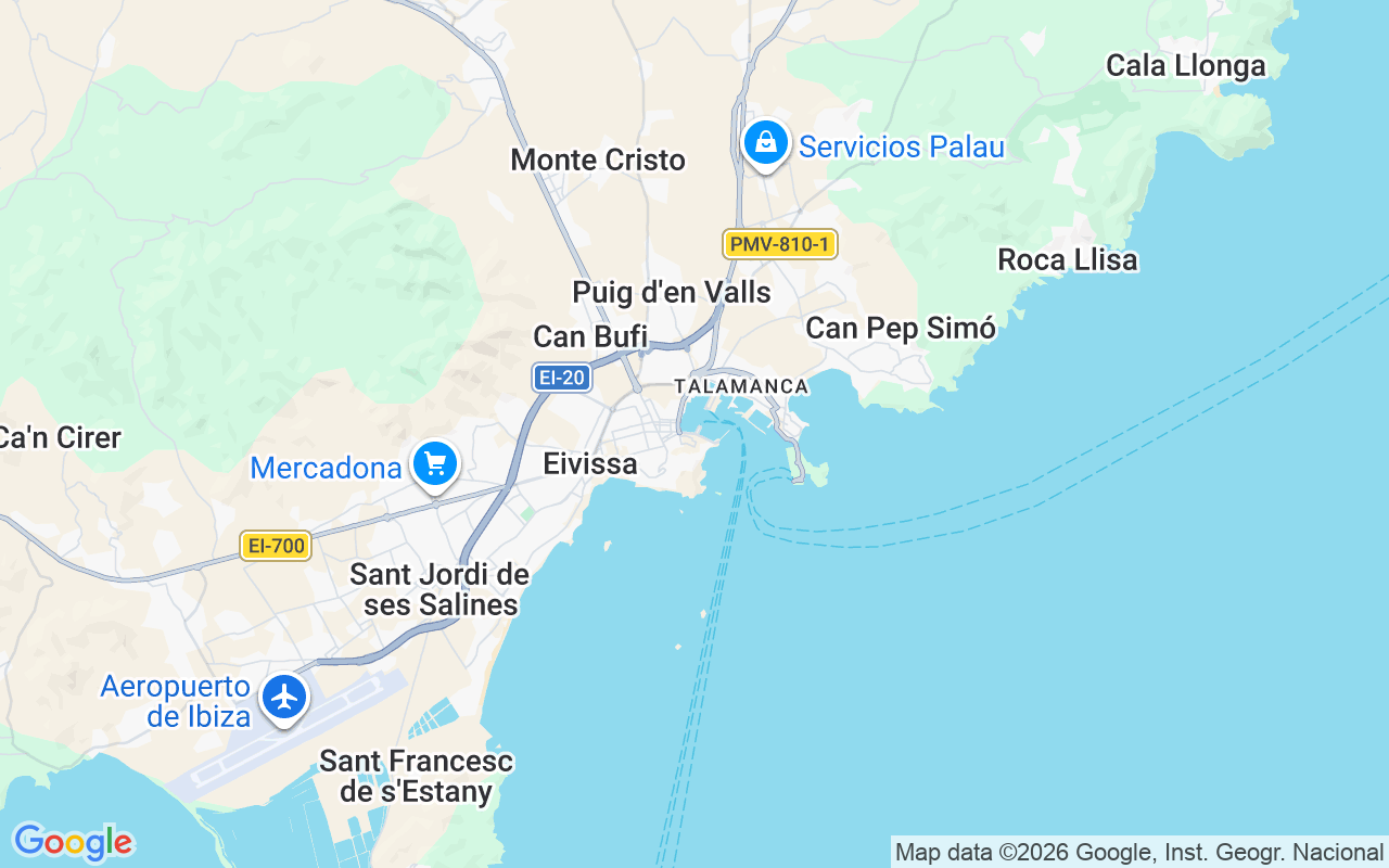 Ubicación Yate a motor: Ibiza Magna, Ibiza