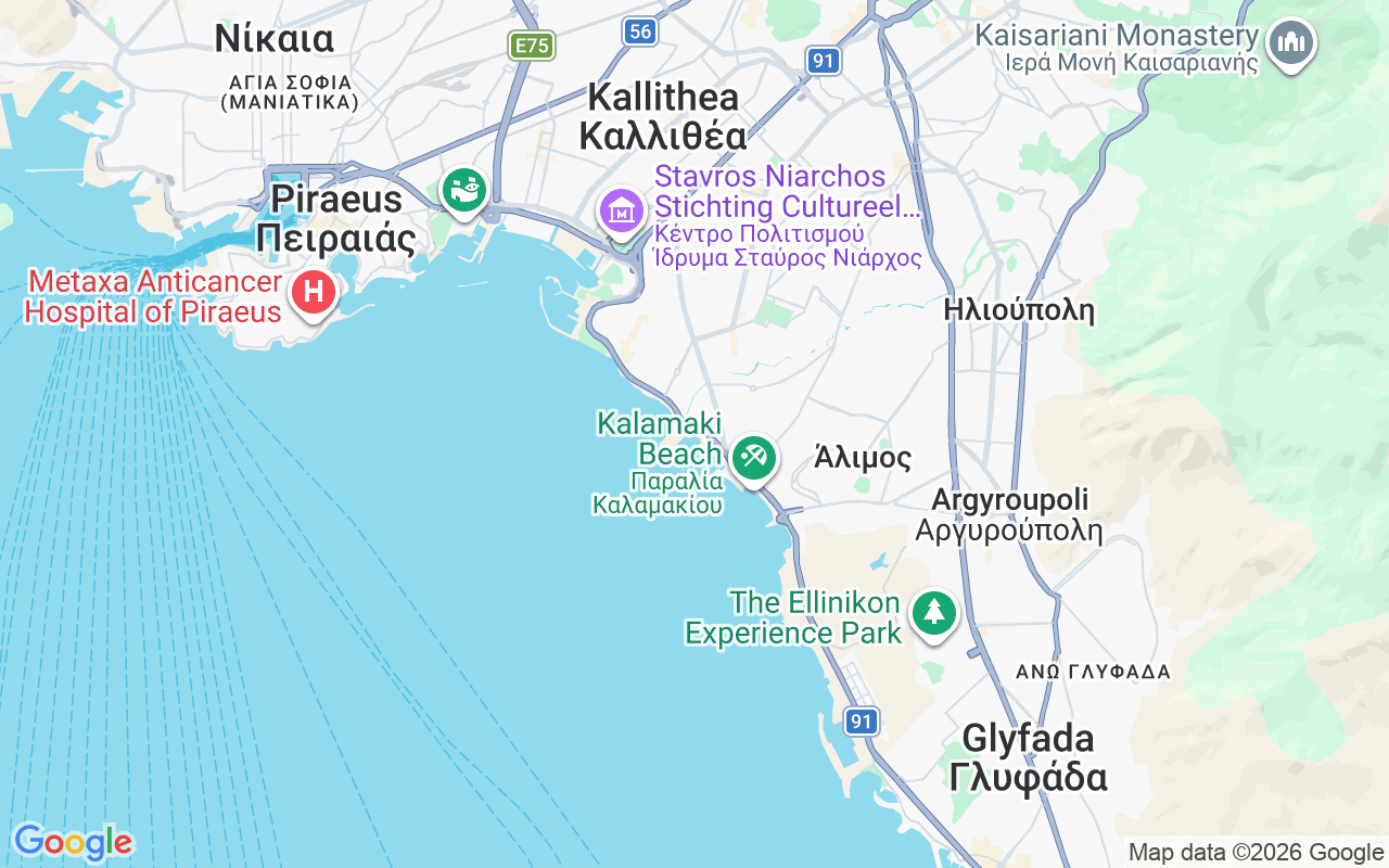 De locatie van Catamaran: Alimos Marina, Athene