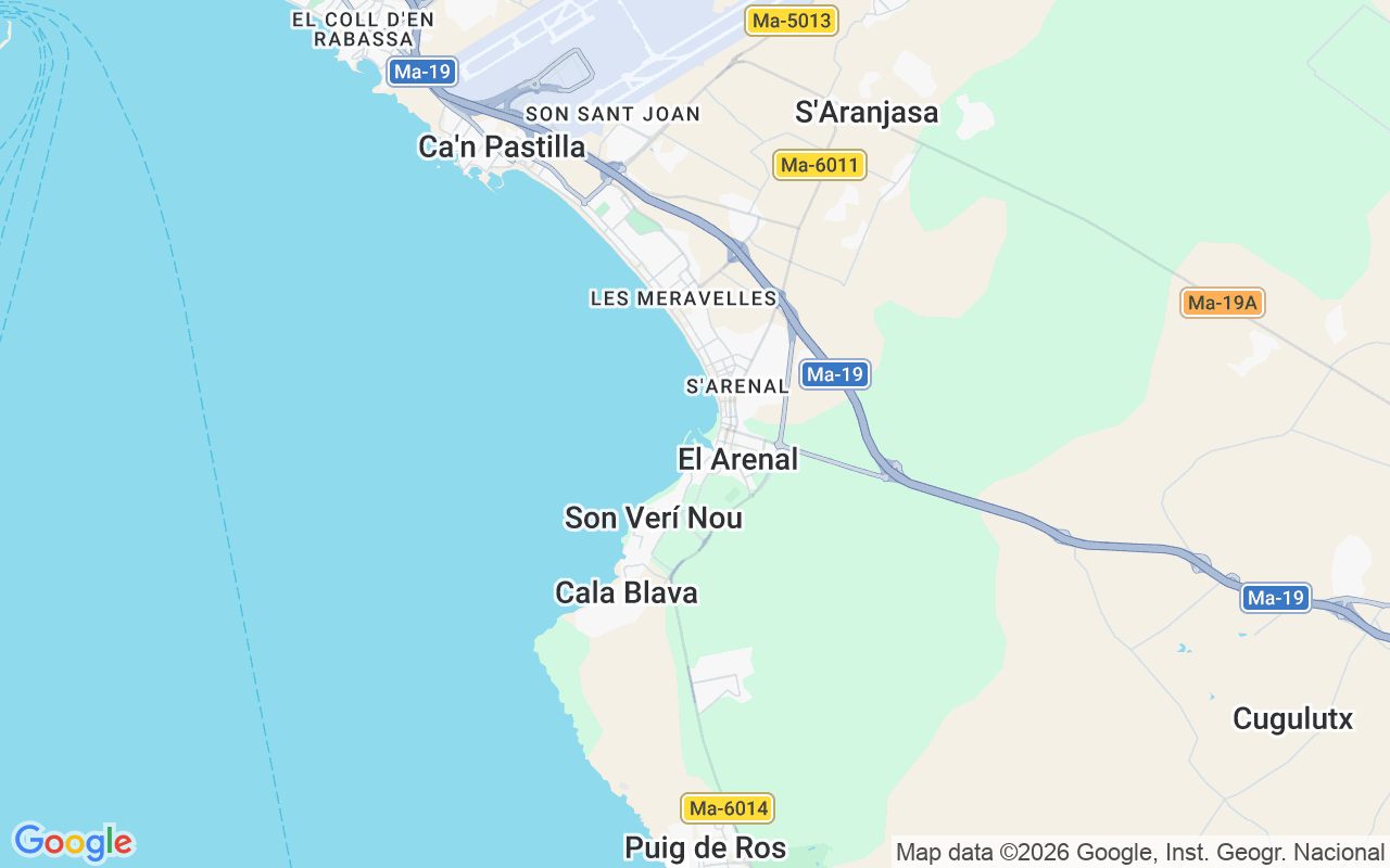 De locatie van Zeilboot: Bocana Club Nautic S'arenal, Mallorca