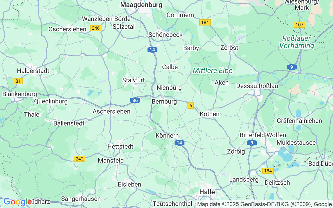 De locatie van Woonboot: Bernburg, Duitsland
