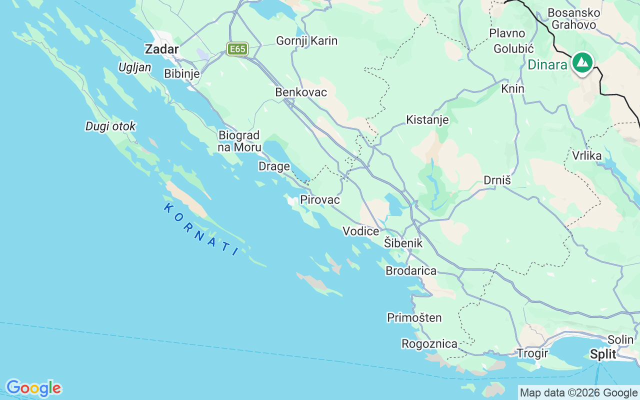 Localização do(a) Veleiro: 22213, Croácia