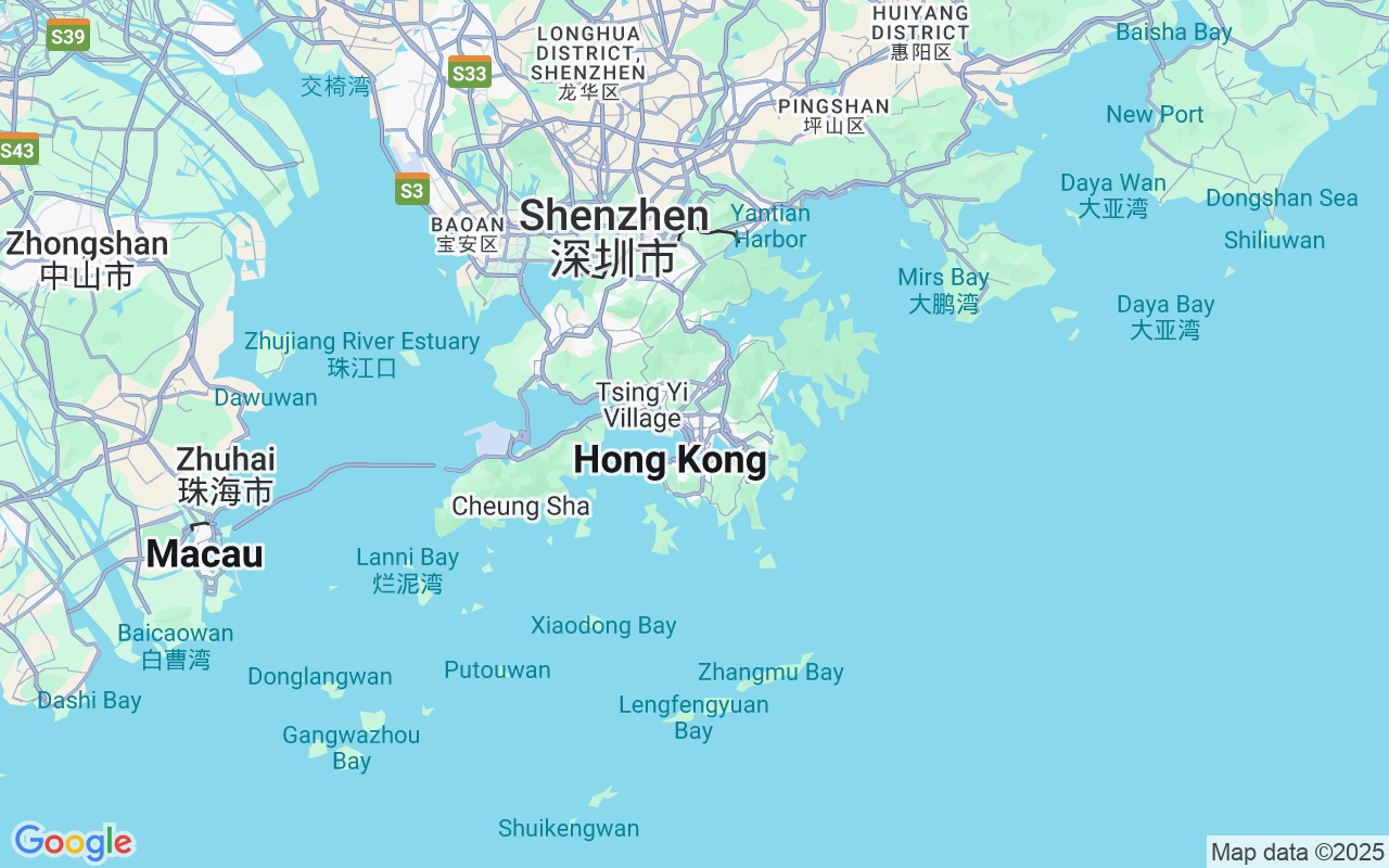 Localização do(a) Iate a motor: Aberdeen, Hong Kong