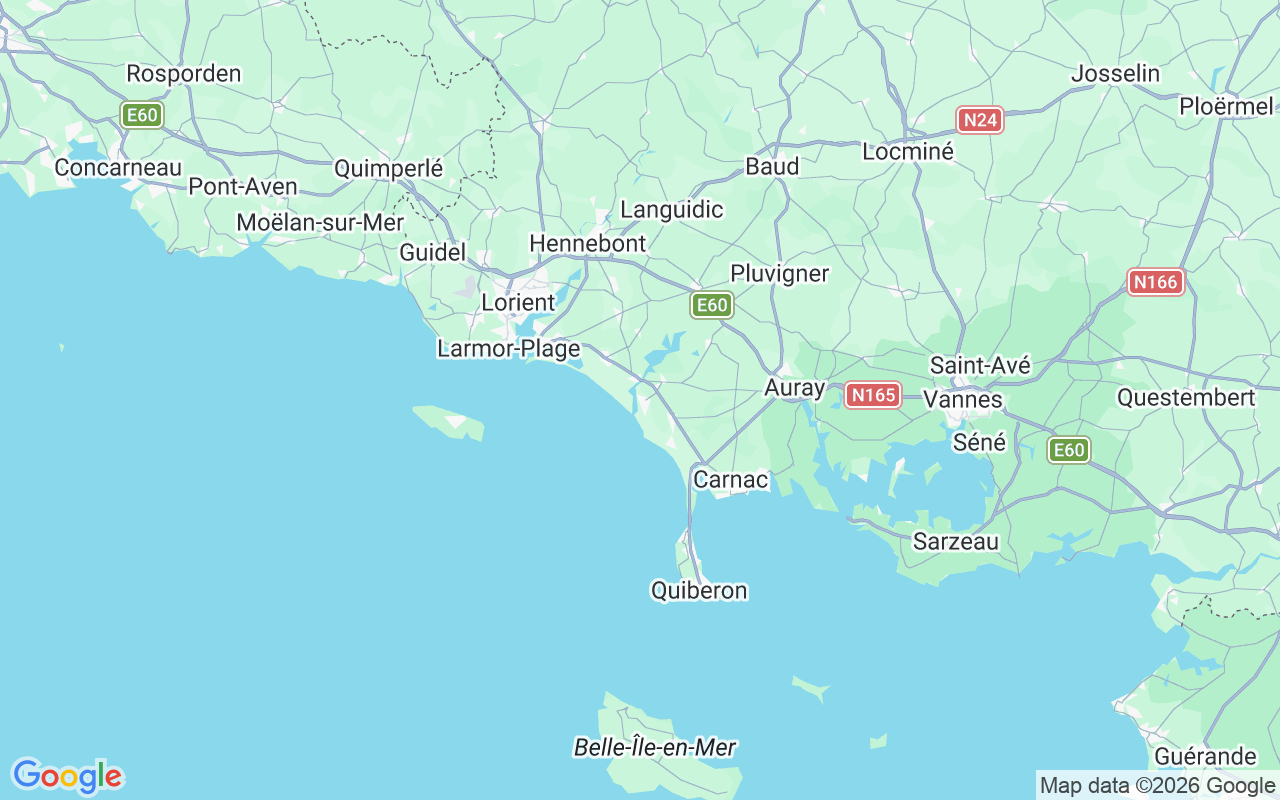 Emplacement du Semi-rigide: 56410 Étel, France