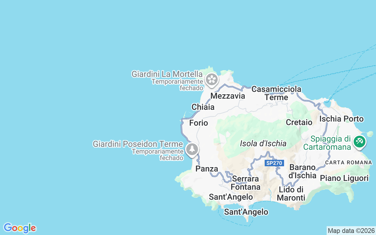 Localização do(a) Lancha: Forio, Itália