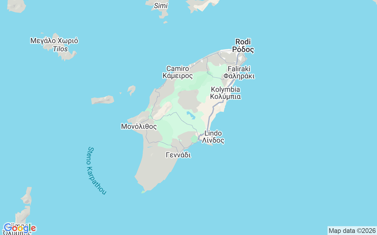 Luogo Barca a vela: Rodi, Grecia
