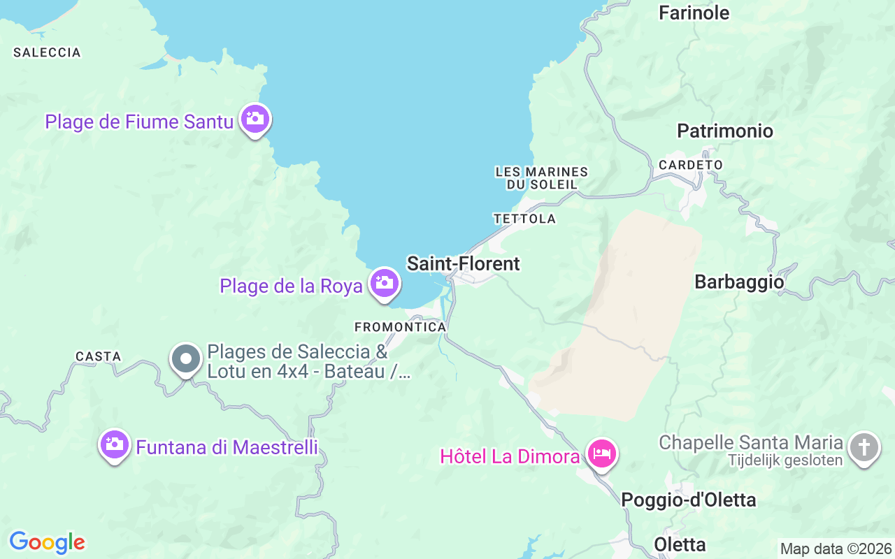 De locatie van RIB: Port Saint-Florent, 20217 Saint-Florent