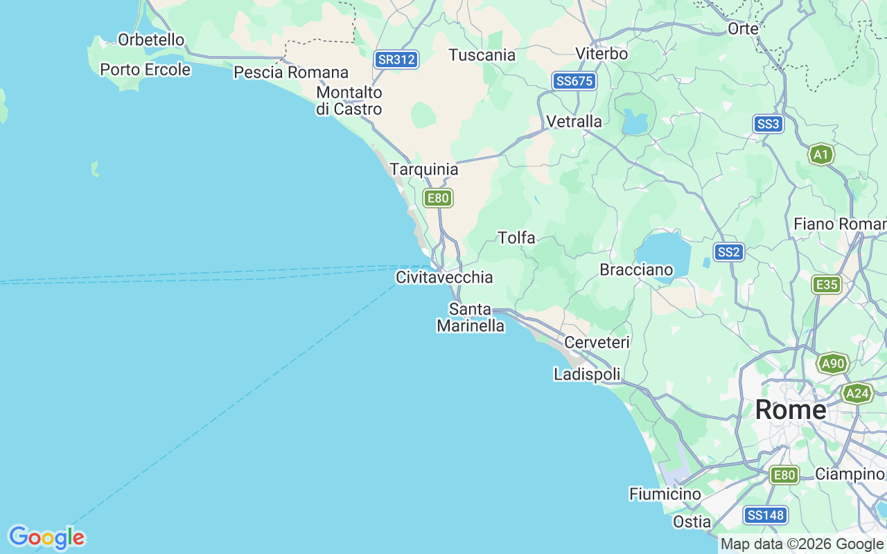 De locatie van Zeilboot: Riva Di Traino, 00053 Civitavecchia