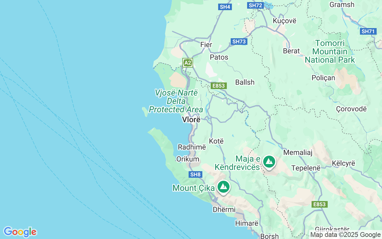 Location of the RIB: Vlore, Vlorë